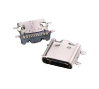 100pcs Type-C Female Socket Straight Chip Socket USB-3.1 16P HD Transmission Interface Quick Punch Connector(Type-c 16P/SMT)