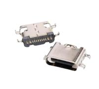 100pcs Type-C Female Socket Straight Chip Socket USB-3.1 16P HD Transmission Interface Quick Punch Connector(Type-C 16P/Sink Plate)