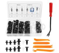 100pcs Universal Clips De Fixation Voiture, 6-9.8mm Clips Voiture Avec Outil De Retrait, Rivet Plastique Voiture Clips De Fixation Pour Voitures/Camions/Vitre De Garniture De Porte