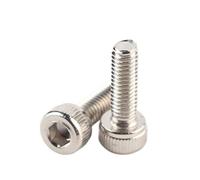 100pcs Vis Boulon Hexagonale à Tête Cylindrique en Acier inoxydable 304, M3 x 6/8/10/12/14/16/18/20/22/25 / 30mm(M3*10)