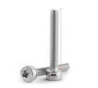 100pcs Vis Boulon Hexagonale à Tête Cylindrique en Acier inoxydable 304, M3 x 6/8/10/12/14/16/18/20/22/25 / 30mm(M3*14)