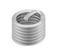 100Pcs Vis en Fil d'Acier Inoxydable, Walfront Vis Inserts Kit de Réparation de Filetage M6x1.0x1.5D Set Box