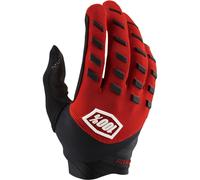 100% Hydromatic WP Gants de vélo pour les jeunes, noir-rouge, taille L