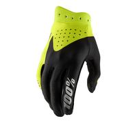 100% Gants Cross Itrack Noir/Jaune fluo Unisexe Taille XL