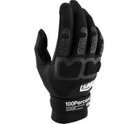 100% Gants Langdale à doigts longs noir