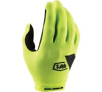 100% Gants de vélo Ridecamp Jaune fluo Taille M Homme
