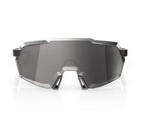100% Korbin Glasses - Gloss Black Chrome/HiPER Silver Mirror Lens Clothing NEUF