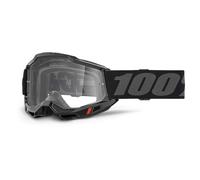 100% Masque tout-terrain Accuri II Noir, verre clair