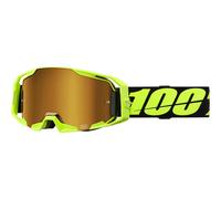 100percent Armatic Off-road Goggles Jaune Mirror True Gold