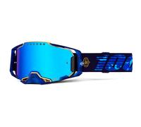 100percent Armega Bruni Signature Off-road Goggles Bleu Blue Mirror