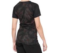 Maillot manches courtes femme 100 airmatic jersey noir