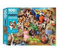 100Piece Childrens Fuzzy Jigsaw Animal Mayhem by Hinkler Pty Ltd Hinkler Pty Ltd (Auteur)