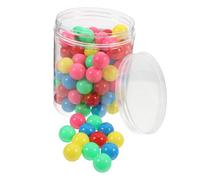 100Pièces Boules de Comptage Colorées Plastique pour Mathématiques Élémentaires Éducatifs Boules Creuses pour Exercices de Probabilité