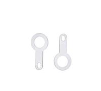 100pièces M2.2-M3.2 à souder circulaires en cuivre plaqué argent(M2.7)