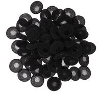 100Pièces Protections Mousse Pour Oreillettes Faciles À Installer Noir