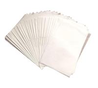 100sheet/bag A5 Wrapping Papers Retro Multicolor Print Tissue Paper Bookmark Gift Floral Packaging(Solid white Solid rose)