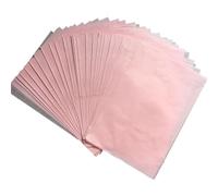 100sheet/bag A5 Wrapping Papers Retro Multicolor Print Tissue Paper Bookmark Gift Floral Packaging(Solid Light pink)