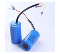 100UF 250V AC Starting Capacitor For Heavy Duty electronic starter Air Compressor Red Yellow Two Wires AUOQKQUT