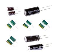 100V DIP High Frequency Aluminum Electrolytic Capacitor 22uF 33uF 47uF 100uF 150uF 220uF 330uF 470uF 680uF 1000uF 1800uF 2200uF EKFBQBGW(100V 4.7uF 10PCS)