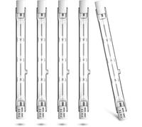 100W 118mm R7s Dimmable ampoule halogène crayon Blanc Chaud 2800K,1500lm projecteur AC220-240V pour l’éclairage de maison etc