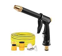 100W 30Bar Lave-Auto sans Fil Haute Pression Pistolet À Eau De Lavage De Voiture 45000mAh Machine À Laver De Voiture Portable for Batterie Au Lithium 36V Puissant Facile(5m Water Pipe)