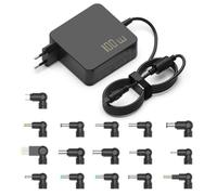 100W 90W Chargeur PC Portable Universel avec 16 Prises Compris USB-C | Compatible avec Asus Lenovo HP Acer Dell Chromebook Fujitsu Toshiba Samsung Sony Adaptateur Ordinateur
