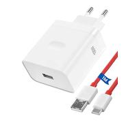 100W Chargeur Rapide avec Câble USB-C 6A, pour Oneplus Samsung Huawei | pour Oneplus 13 12 12R 11 10 Pro 7t 6t, pour Oppo Reno 12 Pro 12F, pour Honor 400 300 Magic 7, pour Samsung Galaxy S25/S24