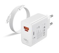 100W Chargeur Rapide et 2M 6A Câble USB C pour Honor Magic V6 400 200 Pro | 2 Ports PD Chargeur Rapide USB per Honor 90 Smart 200 Lite Magic 8 7 5 6 X6b X7b 70 Lite X8a X7a X6a X8b X7b Magic V3 Pad 9