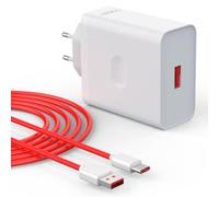 100W Chargeur Rapide pour Oneplus SuperVooc avec 8A Câble USB C 1M | pour Oneplus SuperVooc 13 12 12R 11 10 9 10T 8T 7T Pro, Nord 5 4 2T CE 2 3 Oppo Reno 12 Pro 12F 11F, Realme GT 7 12x