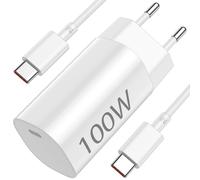 100W Chargeur Rapide USB C avec 6A Câble Typ C 1m pour POCO X8 Pro F9 Ultra | USB C Chargeur Secteur pour Hyper-Charge pour Turbo pour Xiaomi 17T Pro 15TPro 14T POCO F8 Pro F7/Redmi Note 17 15 14 13Pro