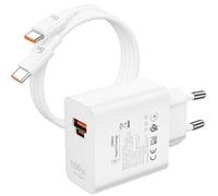 100W Chargeur USB et Câble USB C pour Honor Magic8 Pro Magic7 5G, 6A Charge Rapide Adaptateur Chargeur avec Type C Câble 1 mètre pour Honor 200 Pro 200 Pad 9 X8a MatePad Tablette