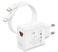 100W Chargeur USB et Câble USB C pour Honor Magic8 Pro Magic7 Pro 5G | 100W 6A Charge Rapide Adaptateur Chargeur avec Type C Câble 1 mètre pour Honor 200 Pro 200 500 600 Pad 9 X8a MatePad Tablette