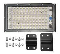 100W LED RéVerbèRe AC 220V-240V Projecteur ExtéRieur Projecteur IP65 ÉTanche Applique Murale Jardin Route Rue Blanc Froid
