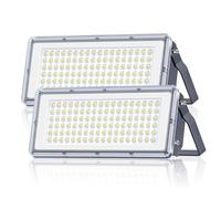 100W Projecteur LED Extérieur - 2PACK 10000LM Lumineux Spot LED Extérieur avec Transformateur, Projecteur Exterieur Blanc Froid 7000k, IP67 Étanche Eclairage Exterieur pour Garage, Stade, Usines