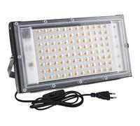 100W Projecteur LED Exterieur, Spot LED Extérieur 10000LM Superlumineux, 3000K Blanc Chaud, IP65 étanche Eclairage de Sécurit
