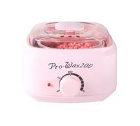 100W RéCipient de Fusion de Cire éLectrique,Pot de Fusion de Cire de éLectrique,Machine à Cire Fondue Intelligente,500ml Grande Capacité,Bouton de TempéRature Rotatif pour L'éPilation,la Cire Fondue