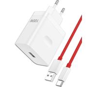 100W Super Vooc Chargeur Et 8A Câble Usb C 1M Pour Oneplus 13/12R/11,Usb C Chargeur Secteur Charge Rapide Pour Oneplus Nord 5 4 3 2 Ce 5 4 3 Lite 10T 9 Oppo Find X8 X5 Reno 14 13F 12Fs 11F A80 A40 A6