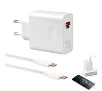 100W Supercharge Chargeur Rapide pour 200 Pro Magic 7 Pura 70 Pro Magic6 Lite 5 Lite V2 V3 Smart 90 X6b X8b Pad X8a 9 X9，Bloc Chargeur USB c 100w 2 Ports PD Supercharge,avec 6A Câble USB C 1m