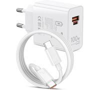 100w Supercharge Chargeur Rapide Pour Honor 200 Pro Magic 7 Pura 70 Pro 2 Ports Pd Chargeur Rapide Avec 6a Câble Usb C 1m Pour Honor Magic6 Lite 5 Lite V2 V3 400 200 Lite Smart 90 X6b X8b Pad X8a 9