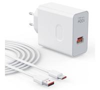 100W Supercharge Chargeur Rapide pour Honor Huawei avec 6A Câble USB C 1M | pour Honor 400 300 200 100 90 Magic 7 6 5 4 Pro Lite V5 V3 Smart X7b X8a X8b X9b Pad 9, Huawei Mate 60 50 40 30 Pro