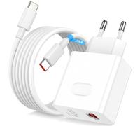 100W USB C Chargeur Rapide pour Honor 200 Pro+ 400 Pro,2 Ports PD Chargeur Rapide avec 6A Câble USBC 2m,100W Chargeur pour Honor Magic8Pro 7Pro 7Lite 6Lite 200 Lite X6b Pad X8a X9a