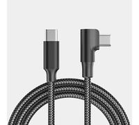 100w Usb C Vers C Type Pd 4.0 3.0 Câble De Charge Rapide Câble De Charge D'angle De 90 Degrés Pour Iphone 15 Pro Max + Mini Xiaomi 14 13 12 Pro Redmi K60 40 50 30 Huawei P60 40 30 .Dual Usb-C.0.25 M