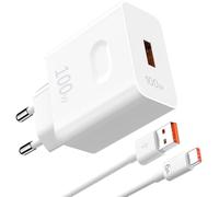 100W USB Chargeur Rapide pour Honor 400 200 Pro Pura 70 Ultra,100W PD Chargeur USBC Rapide avec GaN Tech,6A Charge Câble USBC 1m pour Honor Magic8Pro 7Pro 7Lite 6Lite 6Pro X6b 200Lite Pad X8a X9a