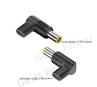 100W USB Type C PD batterie externe pour ordinateur portable convertisseur de chargeur pour ordinateur portable pour Asus Lenovo Hp Dell Samsung connecteur adaptateur d'alimentation cc 7.9-5.5mm