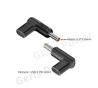 100W USB Type C PD batterie externe pour ordinateur portable convertisseur de chargeur pour ordinateur portable pour Asus Lenovo Hp Dell Samsung connecteur adaptateur d'alimentation cc 5.5-3.0mm