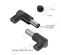 100W USB Type C PD batterie externe pour ordinateur portable convertisseur de chargeur pour ordinateur portable pour Asus Lenovo Hp Dell Samsung connecteur adaptateur d'alimentation 7.4-5mm(for Dell)