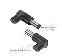 100W USB Type C PD batterie externe pour ordinateur portable convertisseur de chargeur pour ordinateur portable pour Asus Lenovo Hp Dell Samsung connecteur adaptateur d'alimentation cc 7.4-5mm(for Hp