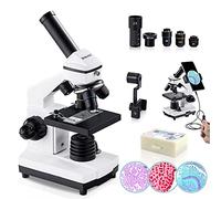 100X-2000X Microscope Kit pour Enfants Adultes: Microscope pour Science | Professionnel Monoculaire Microscope Set pour Etudiants Adolescents Scolaire Laboratoire Domicile Biologie Éducation