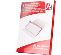 100x Albyco Pochettes de Plastification -A3 (303x426mm) - Ép. 2x80 (160) µm