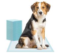 100x ARNOMED Tapis pour chiots, accessoires pour chiots en 60x90cm, accessoires pour chiens de petite taille, tapis pour chiots absorbant à usage unique, tapis pipi pour chiens à 5 couches, Puppy Pads